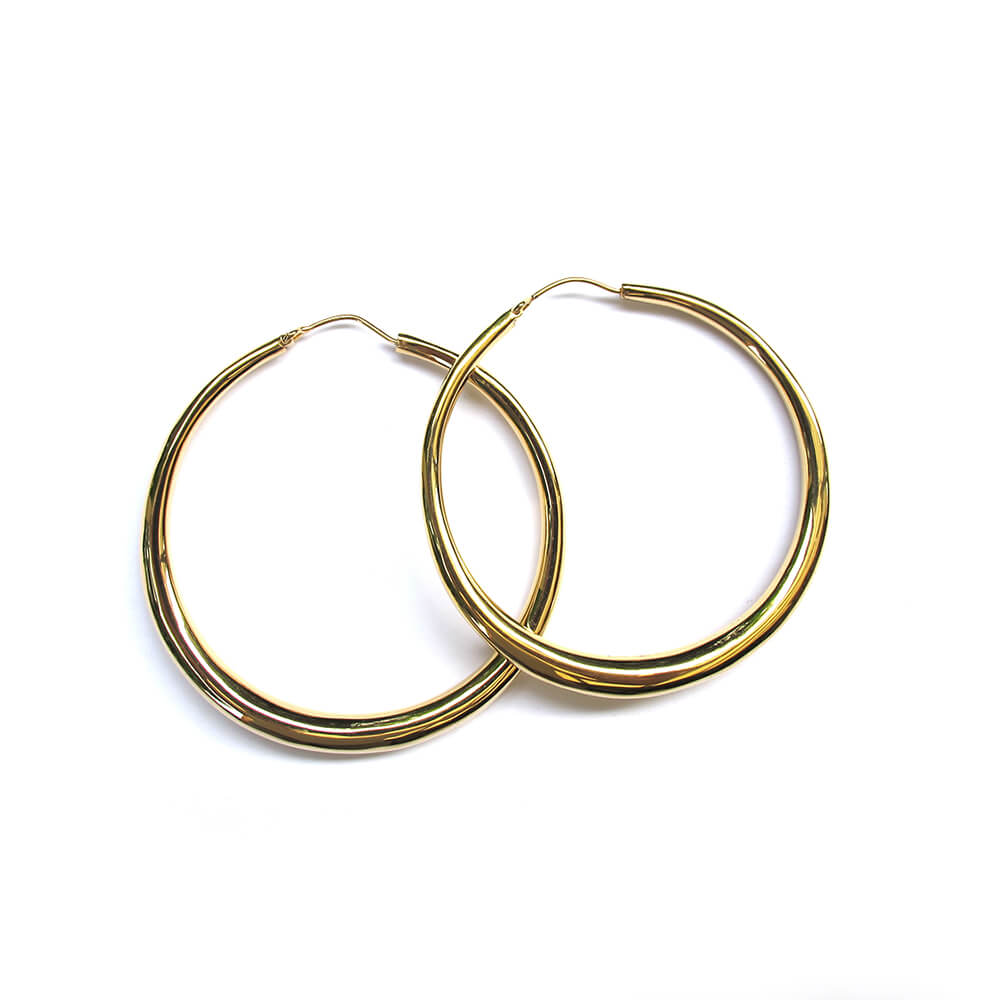 TIBI large gold plated